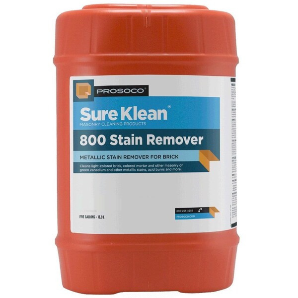 Prosoco 800 Metallic Stain Remover 5 Gallon 10080-05GAL - main